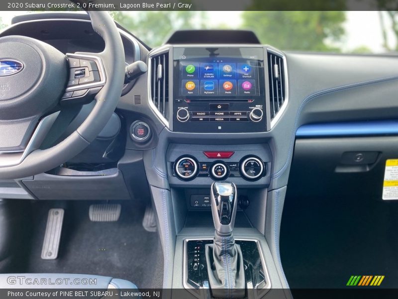 Lagoon Blue Pearl / Gray 2020 Subaru Crosstrek 2.0 Premium