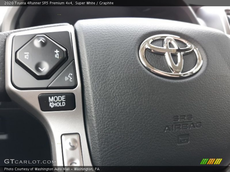 Super White / Graphite 2020 Toyota 4Runner SR5 Premium 4x4
