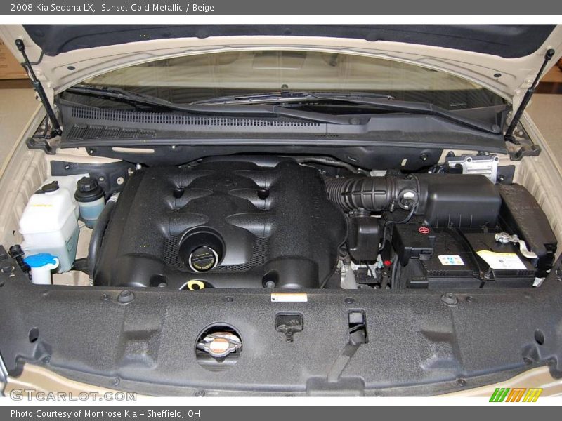 Sunset Gold Metallic / Beige 2008 Kia Sedona LX