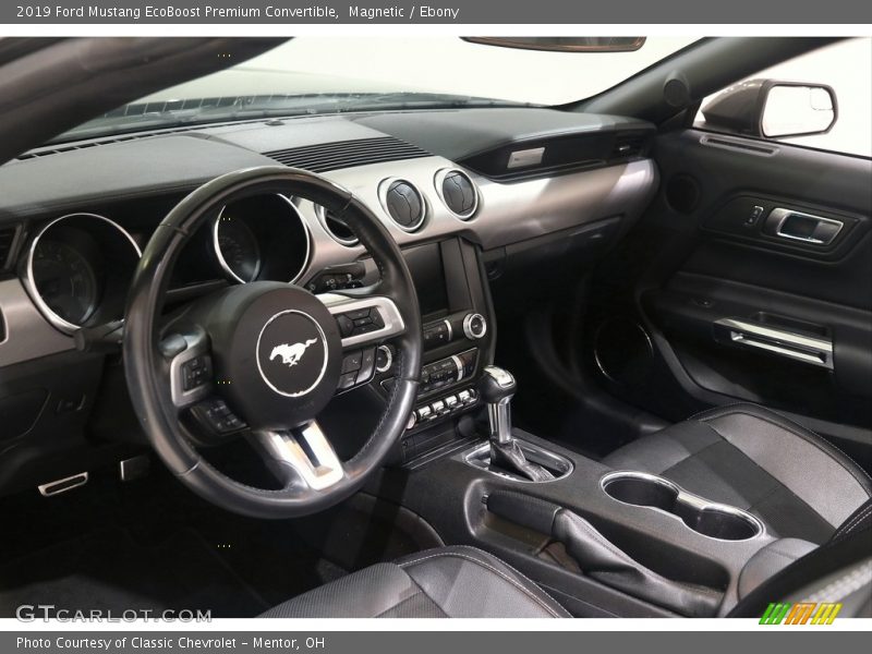 Magnetic / Ebony 2019 Ford Mustang EcoBoost Premium Convertible