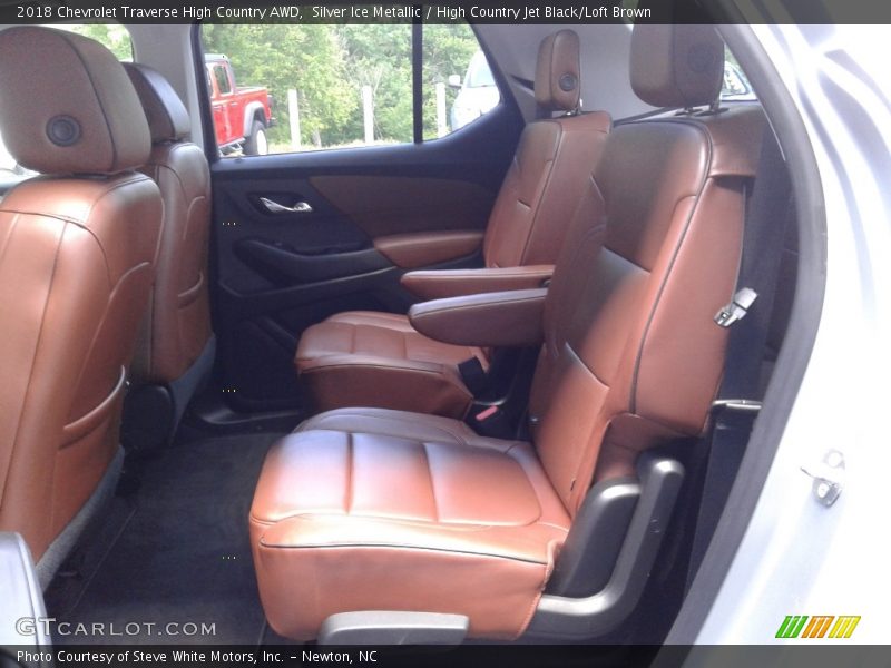 Silver Ice Metallic / High Country Jet Black/Loft Brown 2018 Chevrolet Traverse High Country AWD