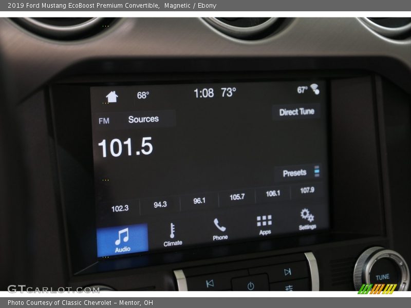Magnetic / Ebony 2019 Ford Mustang EcoBoost Premium Convertible