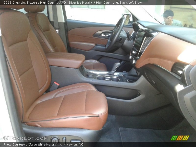 Silver Ice Metallic / High Country Jet Black/Loft Brown 2018 Chevrolet Traverse High Country AWD