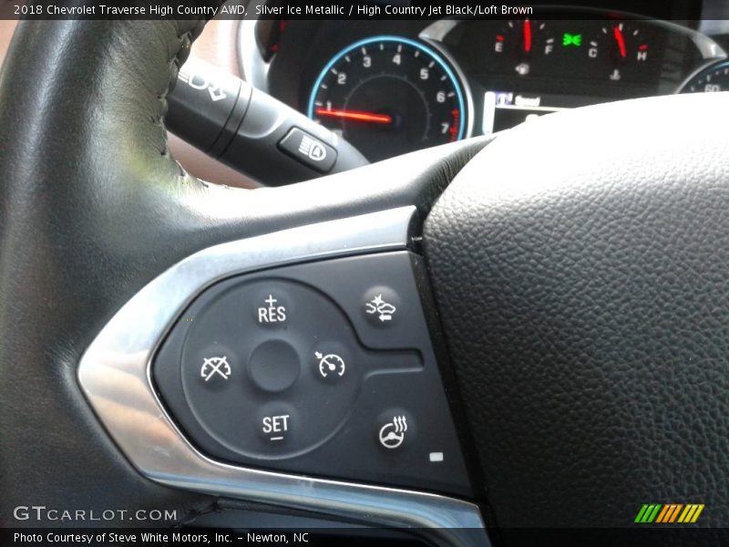 Silver Ice Metallic / High Country Jet Black/Loft Brown 2018 Chevrolet Traverse High Country AWD