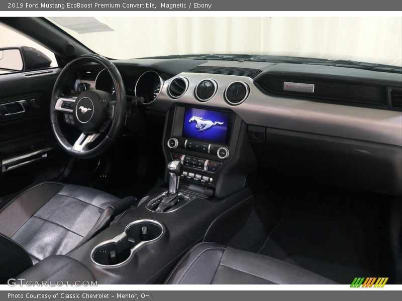 Magnetic / Ebony 2019 Ford Mustang EcoBoost Premium Convertible