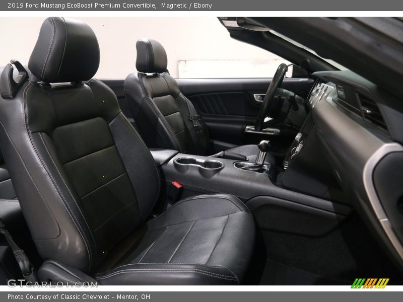 Magnetic / Ebony 2019 Ford Mustang EcoBoost Premium Convertible