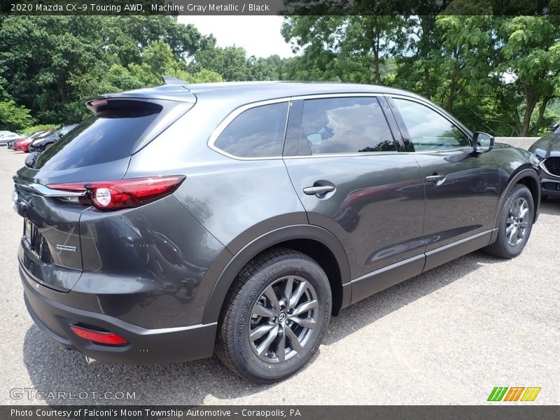 Machine Gray Metallic / Black 2020 Mazda CX-9 Touring AWD