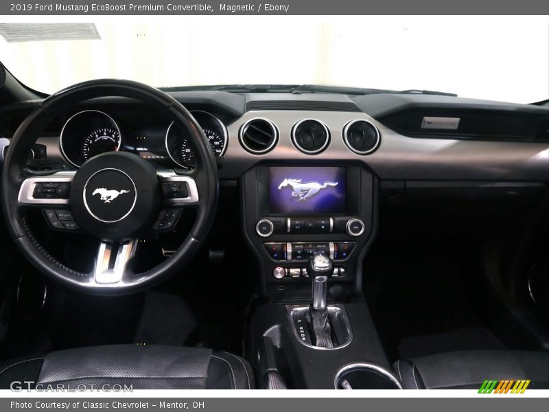 Magnetic / Ebony 2019 Ford Mustang EcoBoost Premium Convertible