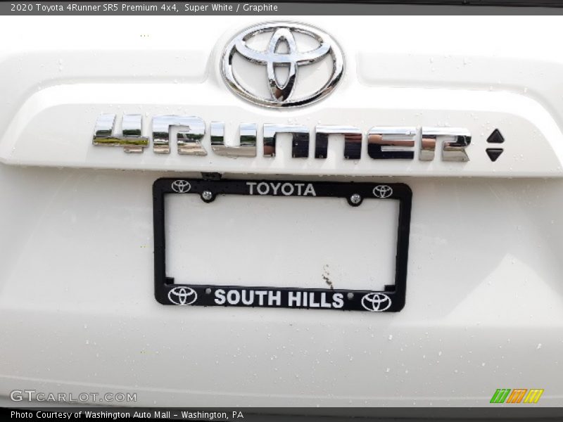 Super White / Graphite 2020 Toyota 4Runner SR5 Premium 4x4