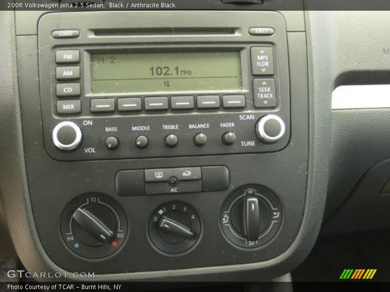 Black / Anthracite Black 2006 Volkswagen Jetta 2.5 Sedan