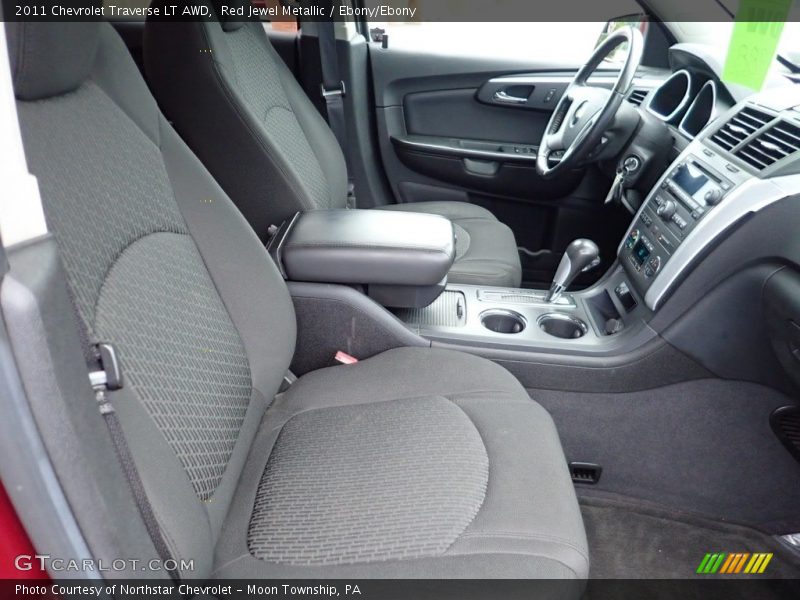 Red Jewel Metallic / Ebony/Ebony 2011 Chevrolet Traverse LT AWD