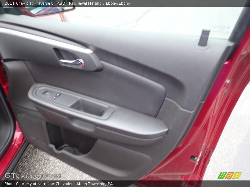 Red Jewel Metallic / Ebony/Ebony 2011 Chevrolet Traverse LT AWD