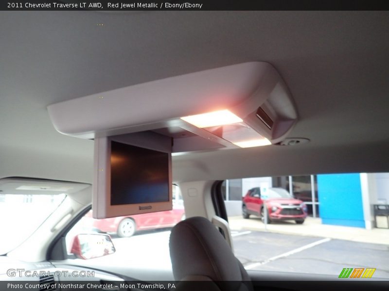 Red Jewel Metallic / Ebony/Ebony 2011 Chevrolet Traverse LT AWD