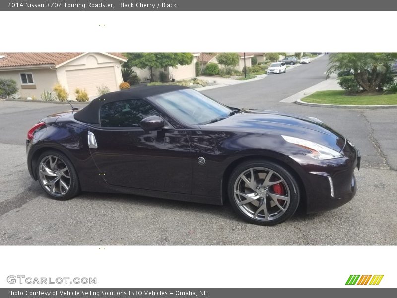 Black Cherry / Black 2014 Nissan 370Z Touring Roadster