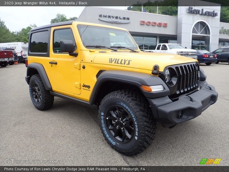 Hellayella / Black 2020 Jeep Wrangler Willys 4x4