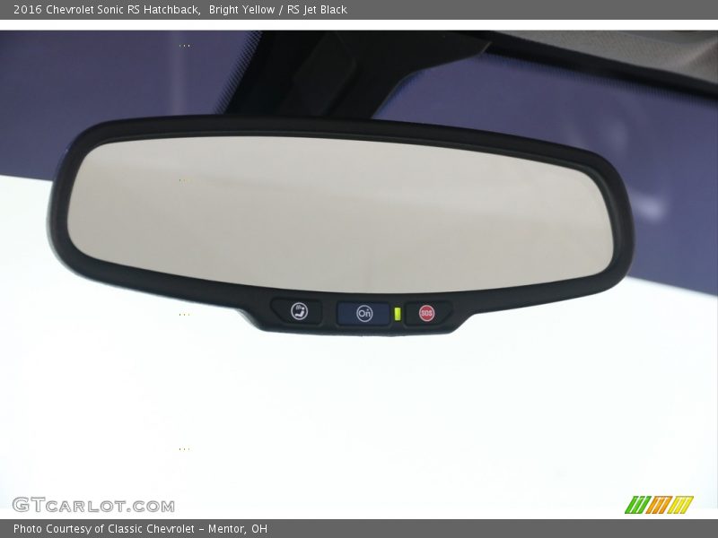 Bright Yellow / RS Jet Black 2016 Chevrolet Sonic RS Hatchback