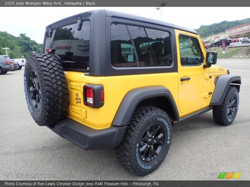 Hellayella / Black 2020 Jeep Wrangler Willys 4x4