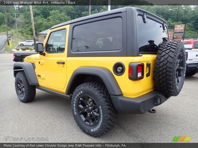 Hellayella / Black 2020 Jeep Wrangler Willys 4x4