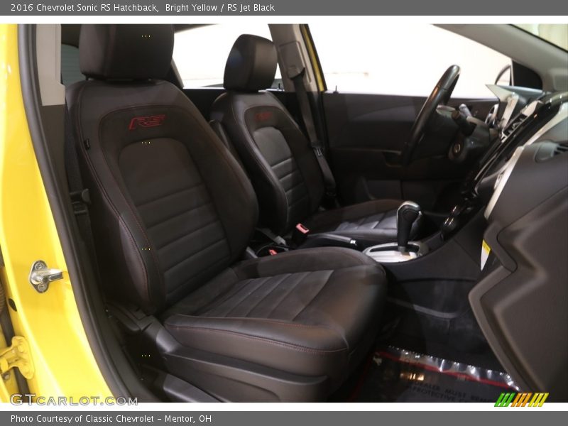 Bright Yellow / RS Jet Black 2016 Chevrolet Sonic RS Hatchback