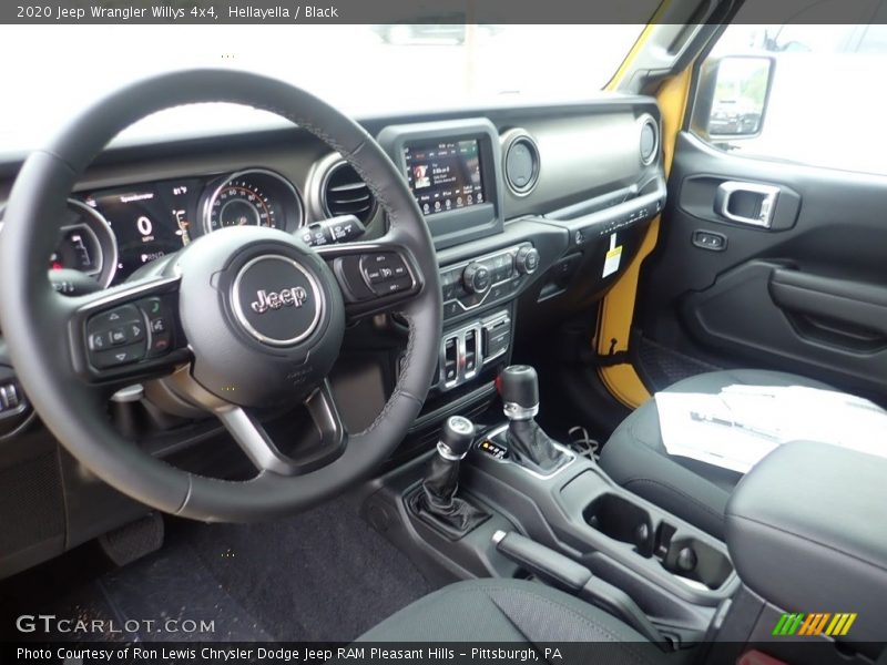  2020 Wrangler Willys 4x4 Black Interior