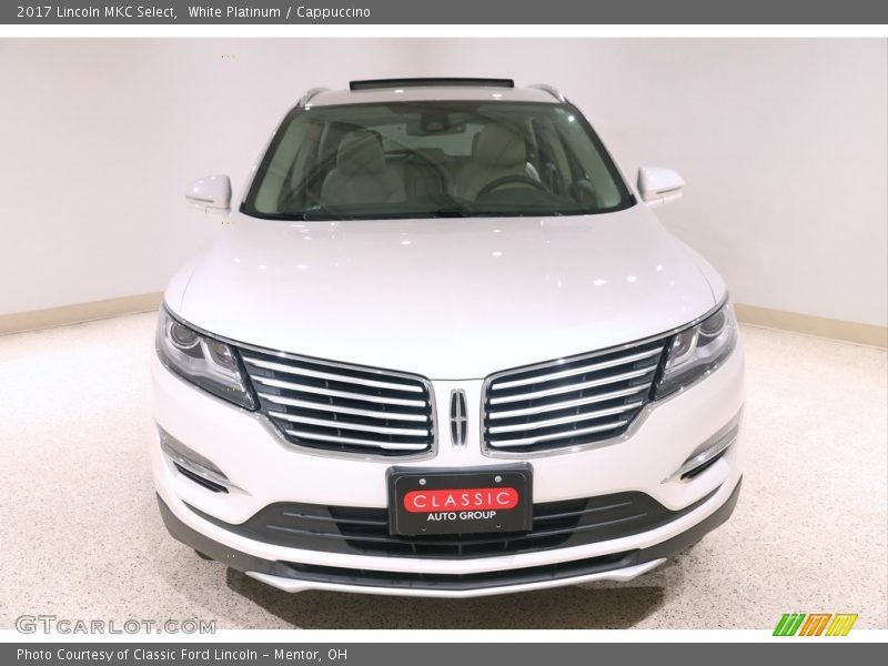 White Platinum / Cappuccino 2017 Lincoln MKC Select