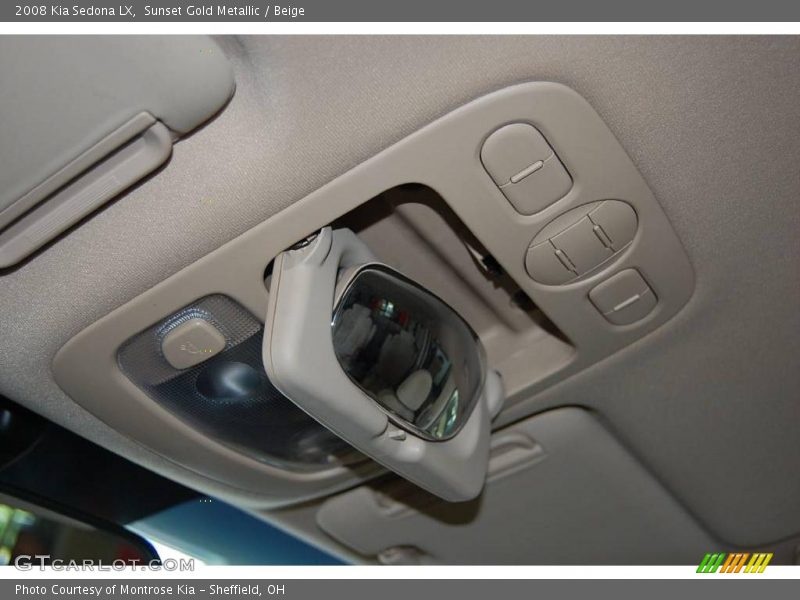 Sunset Gold Metallic / Beige 2008 Kia Sedona LX