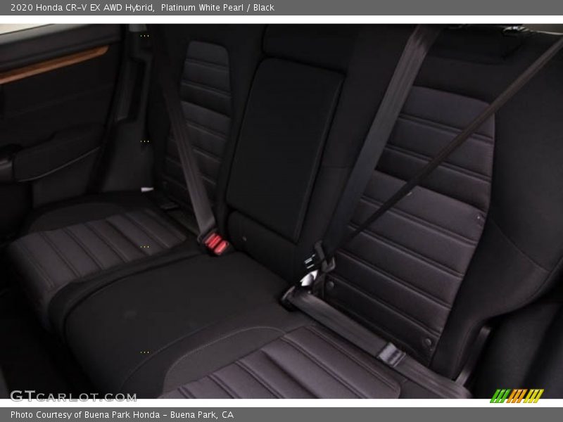 Platinum White Pearl / Black 2020 Honda CR-V EX AWD Hybrid