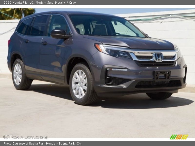 Modern Steel Metallic / Gray 2020 Honda Pilot LX