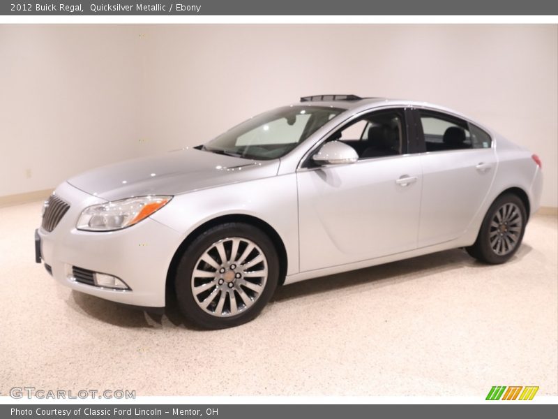 Quicksilver Metallic / Ebony 2012 Buick Regal