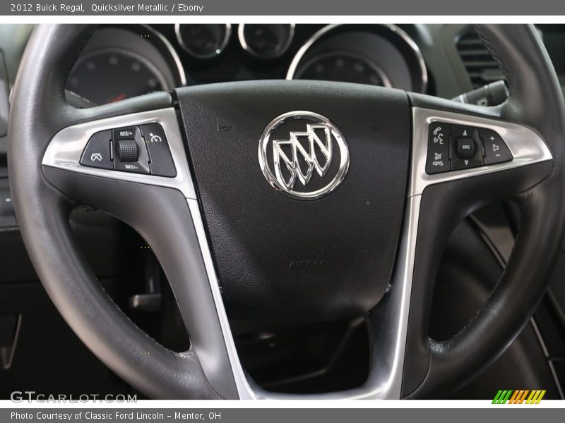 Quicksilver Metallic / Ebony 2012 Buick Regal