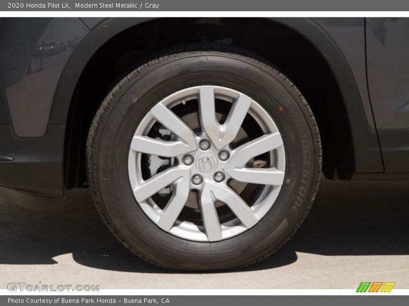 Modern Steel Metallic / Gray 2020 Honda Pilot LX