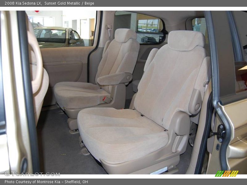Sunset Gold Metallic / Beige 2008 Kia Sedona LX