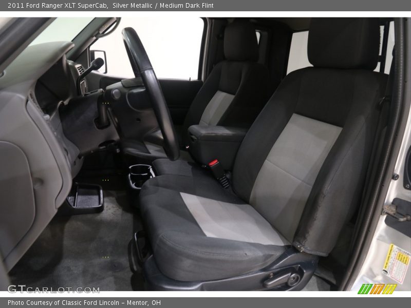 Silver Metallic / Medium Dark Flint 2011 Ford Ranger XLT SuperCab