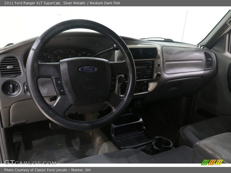 Silver Metallic / Medium Dark Flint 2011 Ford Ranger XLT SuperCab