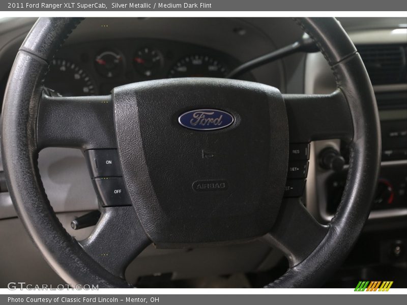 Silver Metallic / Medium Dark Flint 2011 Ford Ranger XLT SuperCab