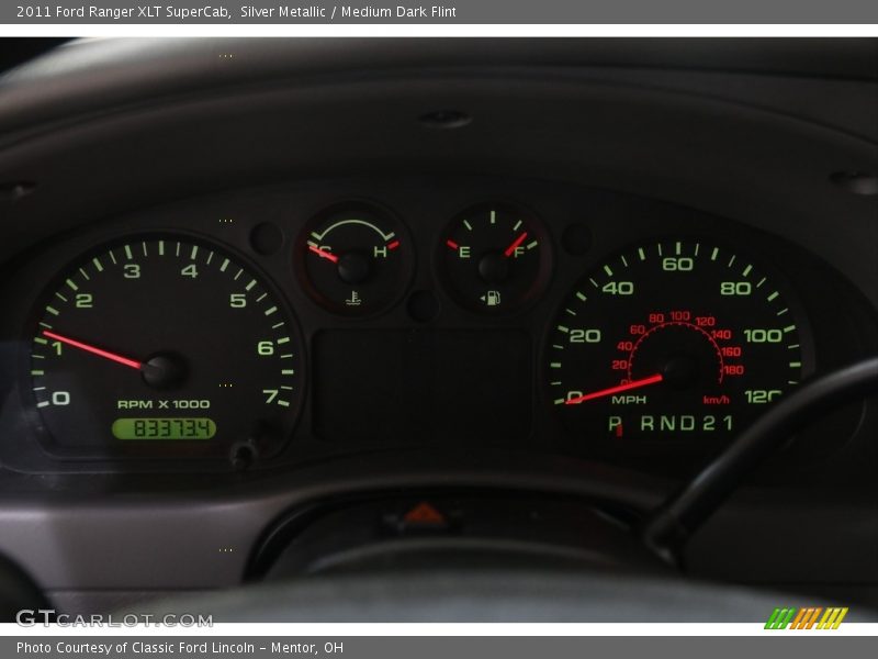 Silver Metallic / Medium Dark Flint 2011 Ford Ranger XLT SuperCab