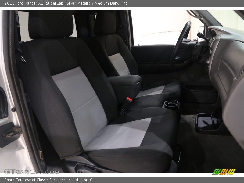 Silver Metallic / Medium Dark Flint 2011 Ford Ranger XLT SuperCab