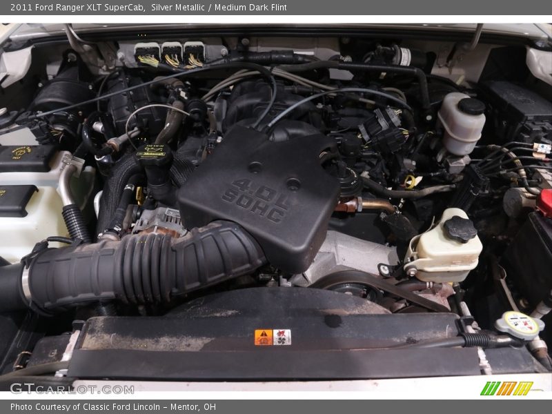 Silver Metallic / Medium Dark Flint 2011 Ford Ranger XLT SuperCab