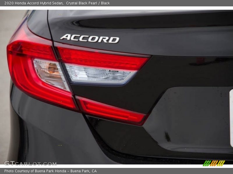 Crystal Black Pearl / Black 2020 Honda Accord Hybrid Sedan