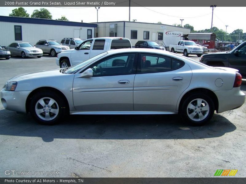 Liquid Silver Metallic / Ebony 2008 Pontiac Grand Prix Sedan