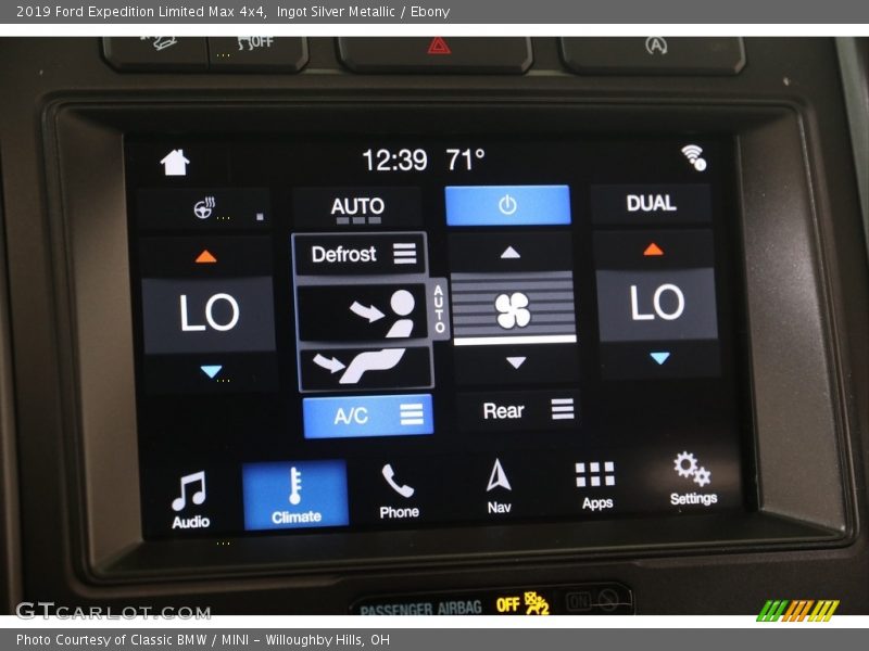 Controls of 2019 Expedition Limited Max 4x4