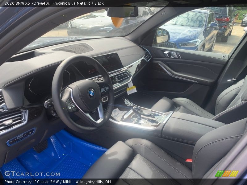 Phytonic Blue Metallic / Black 2020 BMW X5 xDrive40i