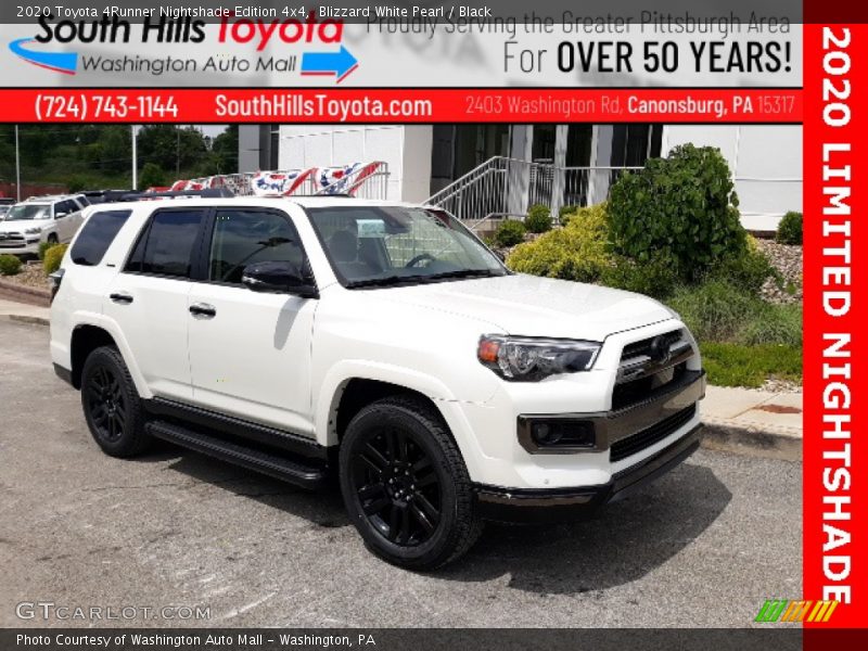 Blizzard White Pearl / Black 2020 Toyota 4Runner Nightshade Edition 4x4