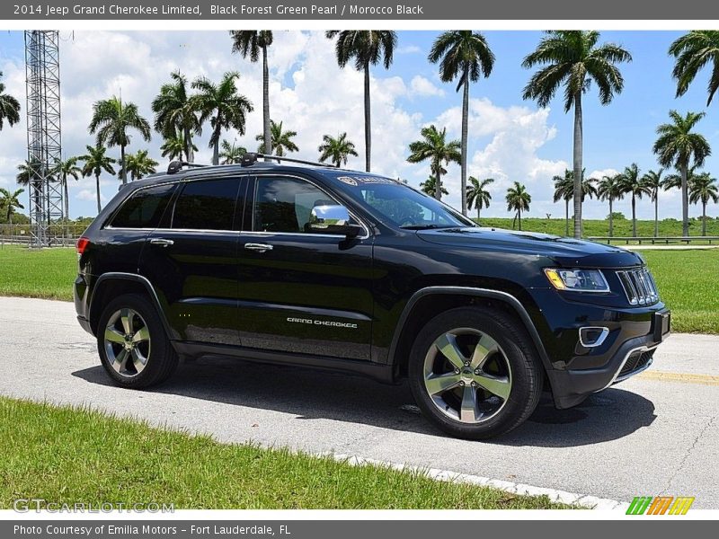  2014 Grand Cherokee Limited Black Forest Green Pearl
