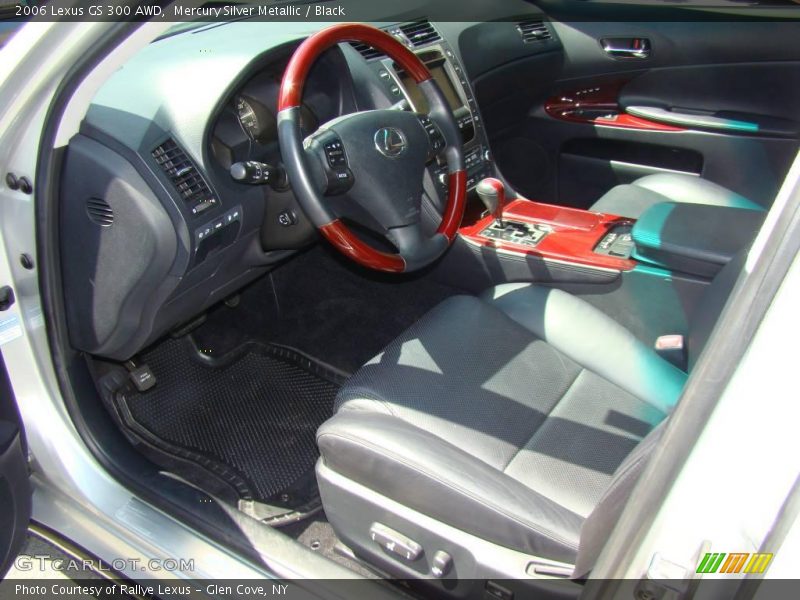 Mercury Silver Metallic / Black 2006 Lexus GS 300 AWD