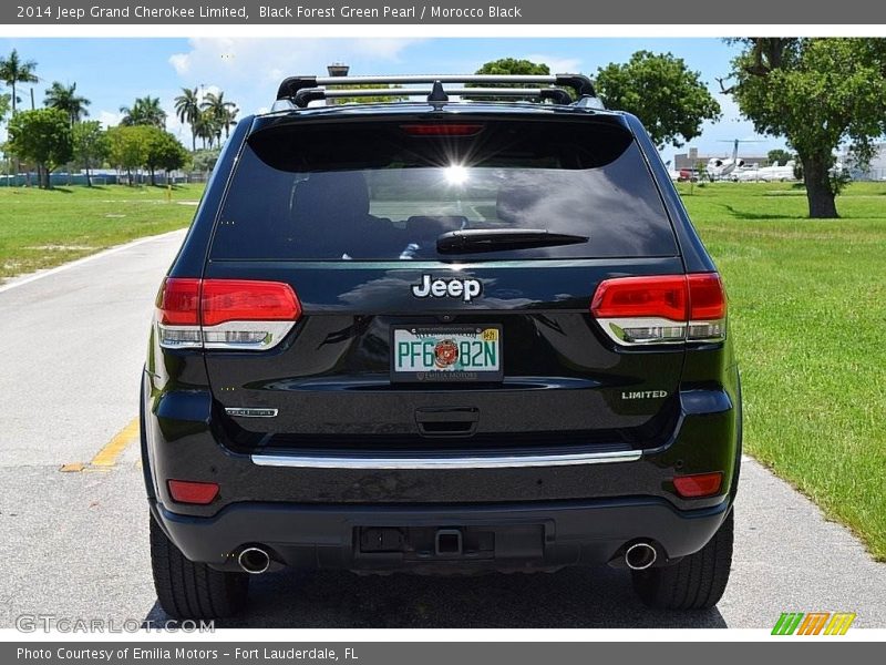 Black Forest Green Pearl / Morocco Black 2014 Jeep Grand Cherokee Limited