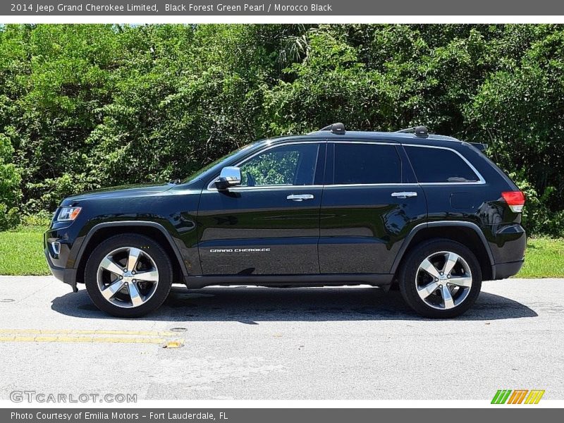  2014 Grand Cherokee Limited Black Forest Green Pearl