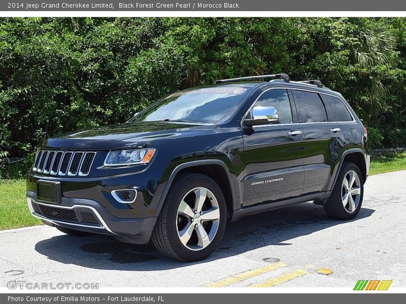  2014 Grand Cherokee Limited Black Forest Green Pearl
