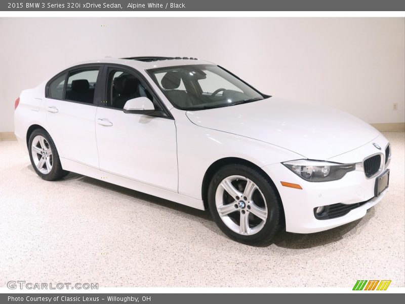 Alpine White / Black 2015 BMW 3 Series 320i xDrive Sedan