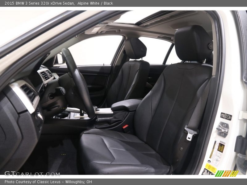 Alpine White / Black 2015 BMW 3 Series 320i xDrive Sedan